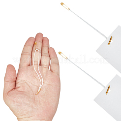 500 Stück Polyester-Kleidungsetiketten-Etikettenschnur&nbsp;DIY-CY0003-20
