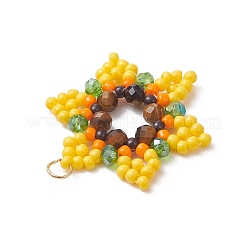 Стеклянные подвески из бисера&nbsp;PALLOY-MZ01241-01