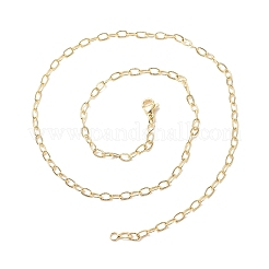 Messingkabelkettenhalskette für Frauen&nbsp;LS-NJEW-P265-32G