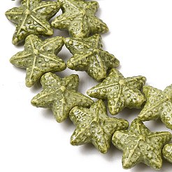 Colliers de perles en porcelaine vintage faites à la main&nbsp;PR-CBAA37B-04D