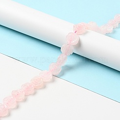 Природного розового кварца нитей бисера G-D475-01B