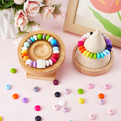 160 шт. 16 стиля пищевые экологически чистые силиконовые бусины для счетов SIL-SC0001-33