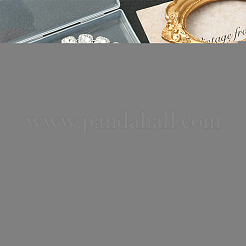 1 шт. цинковый сплав паве квадратные прозрачные стеклянные теннисные ожерелья для женщин&nbsp;NJEW-SP0001-07S