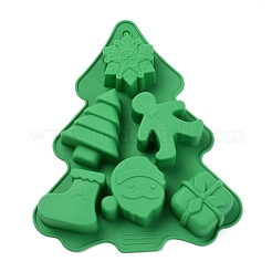 Moldes de silicona de grado alimenticio con tema navideño&nbsp;DIY-H145-01