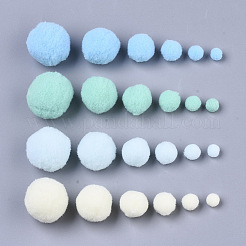 DIY кукла ремесло полиэстер высокоэластичный помпон мяч AJEW-R093-01-D04