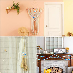 150 шт. 5-х цветные деревянные европейские бусины WOOD-GL0001-19