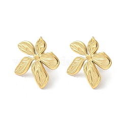 Серьги-гвоздики из нержавеющей стали 304&nbsp;LS-EJEW-S257-01G