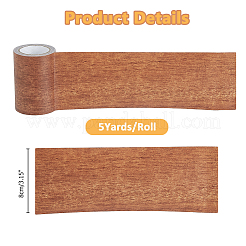 Клейкая лента из полиэтилена с имитацией древесины AJEW-WH0270-222H