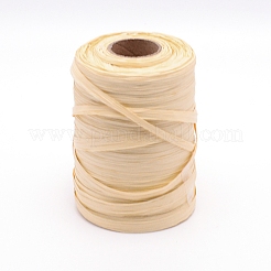Cordons en papier de raphia pour la fabrication de bijoux de bricolage&nbsp;OCOR-WH0063-26D