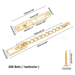 2 комплект 2 цвета железный переносной дверной замок для безопасности дома FIND-AR0001-14