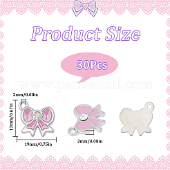 30 шт. Подвески из сплава с эмалью&nbsp;ENAM-SC0004-96