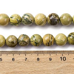 Нити бусин из натурального камня вердит G-C242-03-10mm