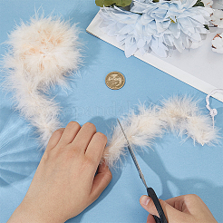 1 шт. боа из перьев индейки для танцев&nbsp;AJEW-GF0012-31A