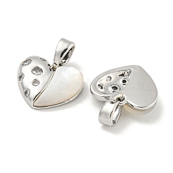 Латунные микропаве прозрачные подвески с фианитом&nbsp;KK-P275-16P