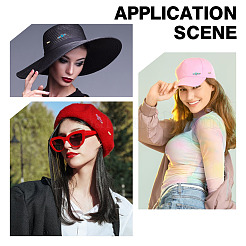 12 Stück 6-farbige Messing- und Einbrennlack-Glasperlen-Rundperlen & 304 Edelstahlbroschen&nbsp;JEWB-HY00007