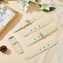 Пряжки из искусственной кожи BUTT-WH0027-46P-03