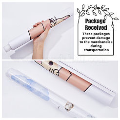 半透明のPVC自己粘着ウォールステッカー  防水ステッカー自宅のリビングルームの寝室の壁の装飾  本  900x300mm  3枚/セット。&nbsp;STIC-WH0015-334