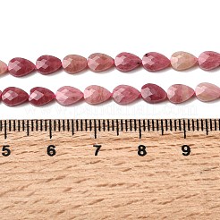 Природные родонит бисер нитей G-B159-A14