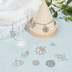 20 шт. 10 стиля подвески из нержавеющей стали 304 с лазерной резкой STAS-UN0048-70