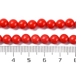 Синтетических нитей бирюзовые бусы&nbsp;G-L605-G01-01B