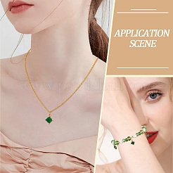 15 pièces en laiton micro pavé pendentifs en zircone cubique claire&nbsp;KK-BBC0017-96B
