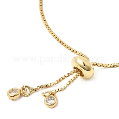 Изготовление браслетов с цепочкой-слайдером из латуни и инкрустацией кубическим цирконием.&nbsp;MAK-K024-02G-01