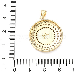 Латунные микро проложить кубического циркония подвески&nbsp;KK-H539-17A-02