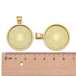 Tibetischer Stil Legierung Anhänger Fassungen&nbsp;X-TIBE-R295-055AG-LF
