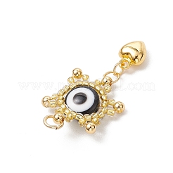 Подвески-глаза из стеклянных бусин PALLOY-MZ00634