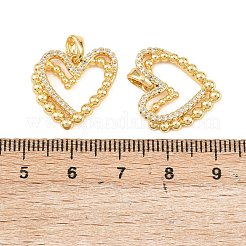 Colgante micropavé cubic zirconia de latón&nbsp;KK-I475-05G-05