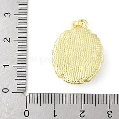 Латунь эмаль подвески&nbsp;KK-Z101-09G-E02