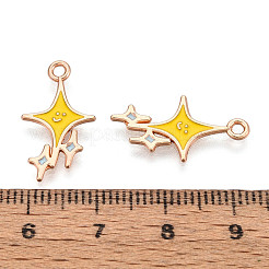 Подвески из сплава и эмали&nbsp;ENAM-T021-40G-A