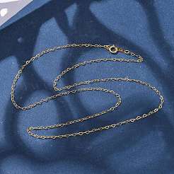 Латунные ожерелья-цепочки в форме сердца для женщин NJEW-Z068-03G-01