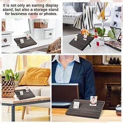 Деревянные подставки для рассадочных карточек с 7 слотом&nbsp;ODIS-WH0029-52B