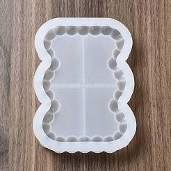 Силиконовые геометрические Молды для подставок с пузырьками своими руками&nbsp;AJEW-M224-01D