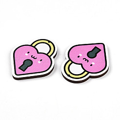 Печатные подвески дерева WOOD-T032-04D