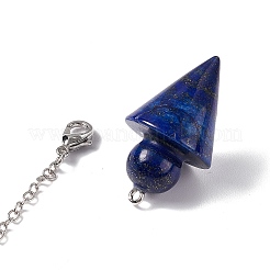 Pendenti a pendolo da rabdomanzia con pietre preziose miste&nbsp;G-G983-04P