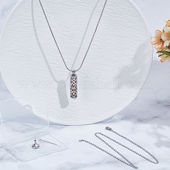 DIY-Kits zur Herstellung von Halsketten mit Anhängern aus Edelstahl&nbsp;DIY-CN0003-75RG