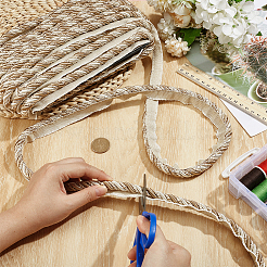 Отделка шнуром из полиэстера длиной 12.5 м OCOR-WH0105-005C