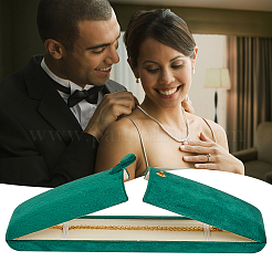 Box collana di velluto&nbsp;VBOX-WH0003-13