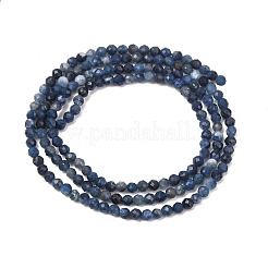 Colliers de perles de pietersite bleue naturelle&nbsp;GG-CBAA8F4-B07-2mm