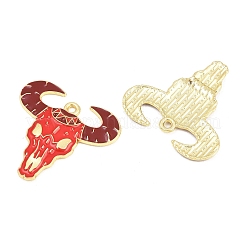 Pendentifs en alliage émaillé sur le thème du cow-boy de l'ouest&nbsp;LS-ENAM-L056-01B-03
