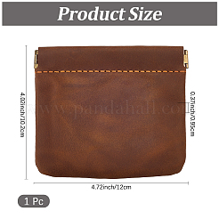 Monederos de cuero vintage con metralla&nbsp;AJEW-WH20020-450B