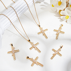 Стойки обшивки латунь микро проложить Циркон подвеску&nbsp;KK-BBC0017-92B