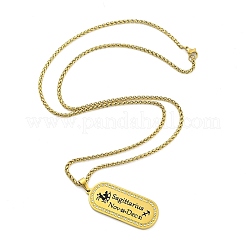 Constellation 304 нержавеющая сталь микропаве прозрачный кубический цирконий пшеница цепочка кулон ожерелья для женщин мужчин NJEW-U007-01K