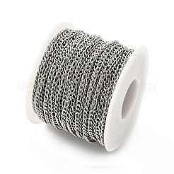 304 нержавеющая сталь витые цепи панцирные цепи CHS-B009-01A-P