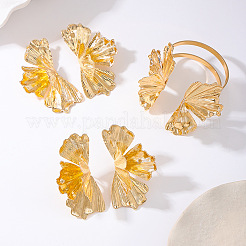 Браслет-манжета из сплава листьев гинкго&nbsp;FS-WGAADEF-01