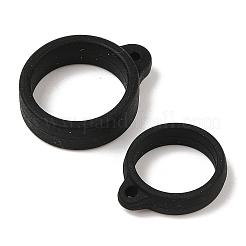 60шт 6 стиля силиконовый кулон SIL-GF0001-47