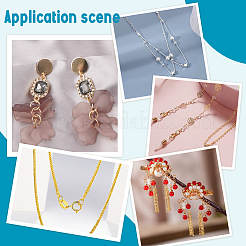 100 шт. 925 открытых соединительных кольца из стерлингового серебра с родиевым покрытием FIND-PH0026-50