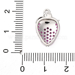 Латунные микро проложить кубического циркония подвески KK-F895-17A-P